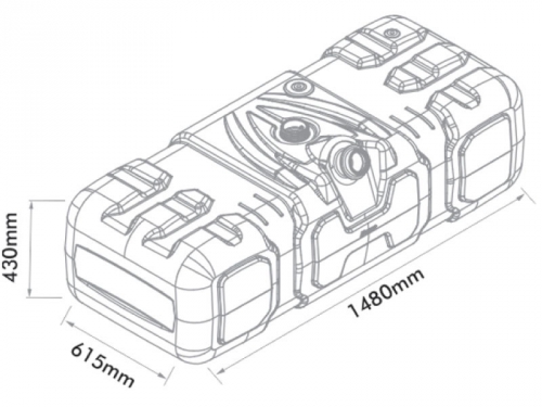 TANQUE DE COMBUSTIBLE OF1721  300LITROS